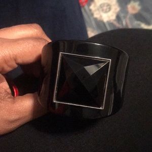 Black diamond cuff bracelet